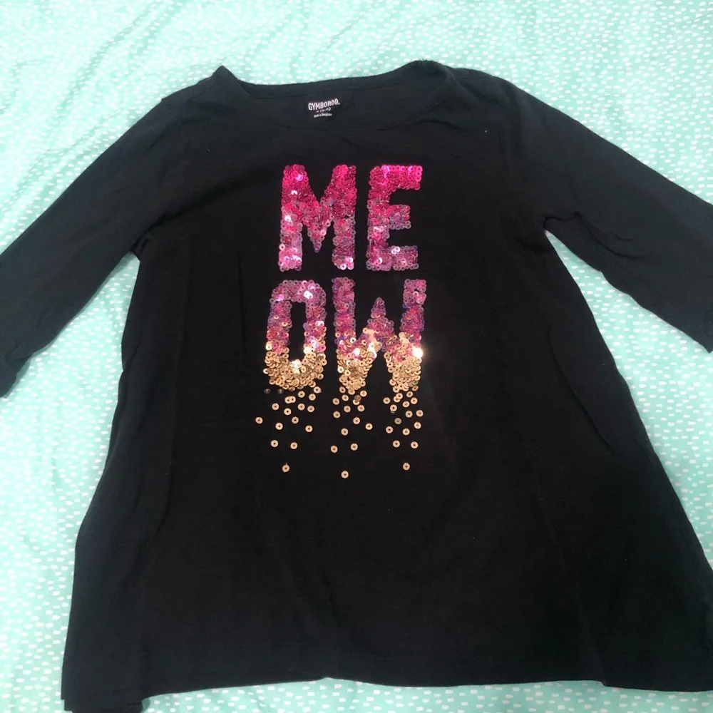 Gymboree Meow shirt
